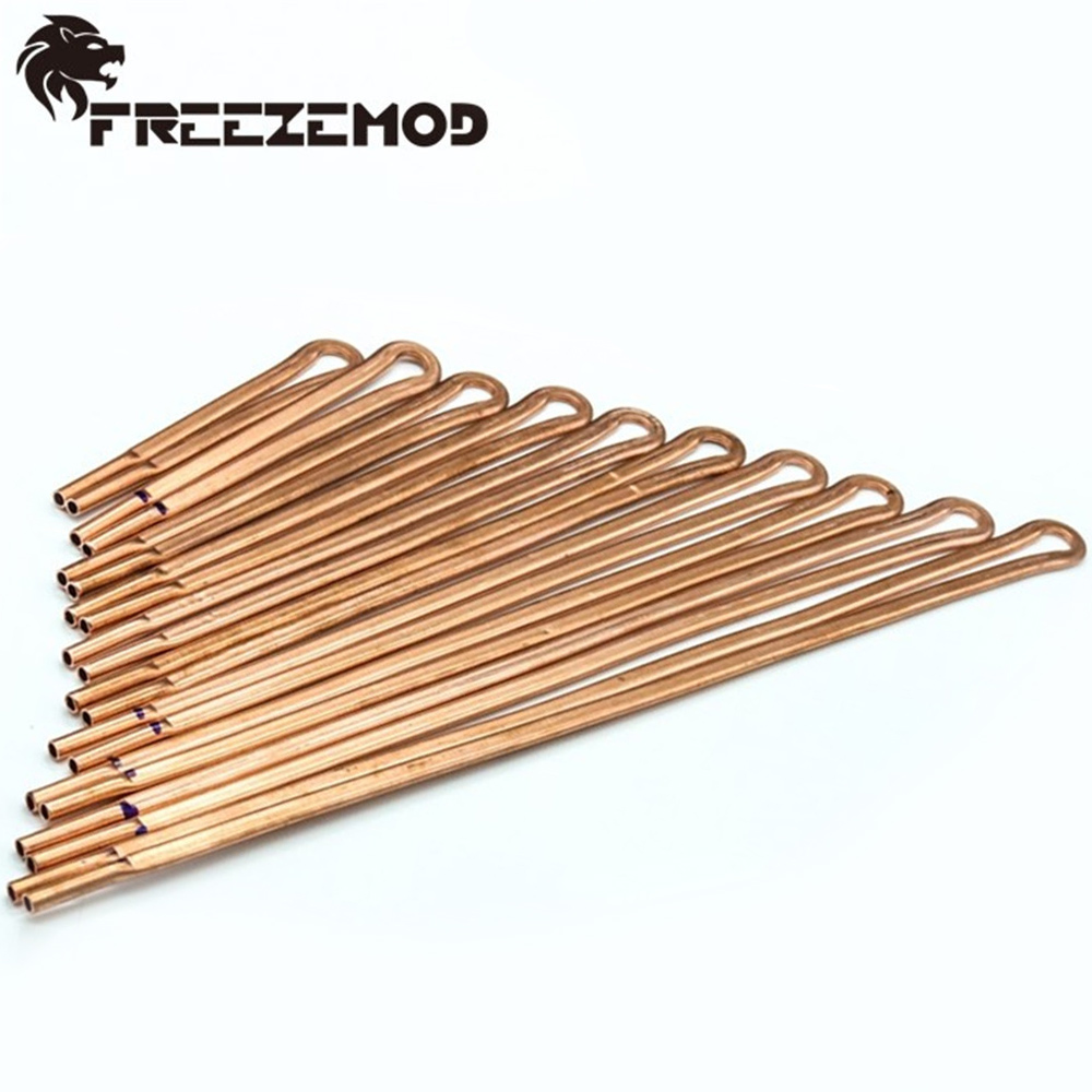 Laptop Accessories Youtube - Freezemod 10/20/25/30CM Flat Copper Pipe OD4.5MM