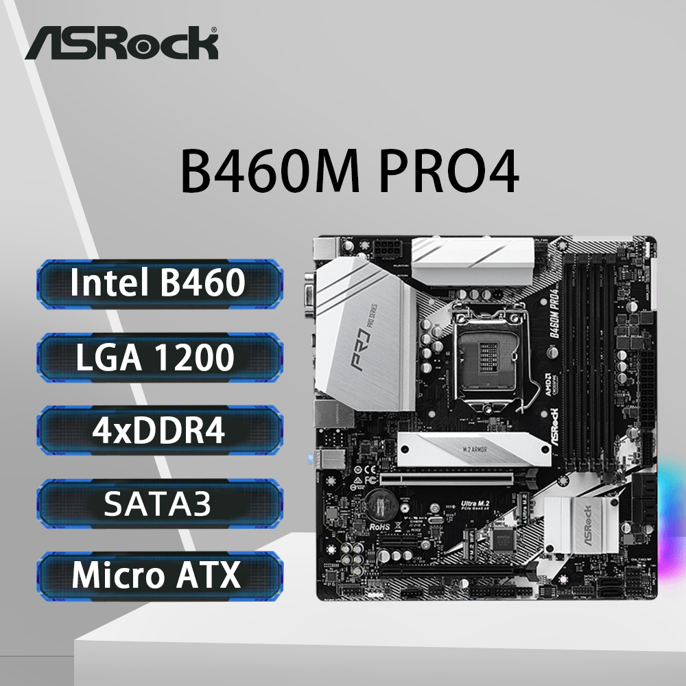 ASRock B460M PRO4 Motherboard  - Intel Cpu Core I9 review and price