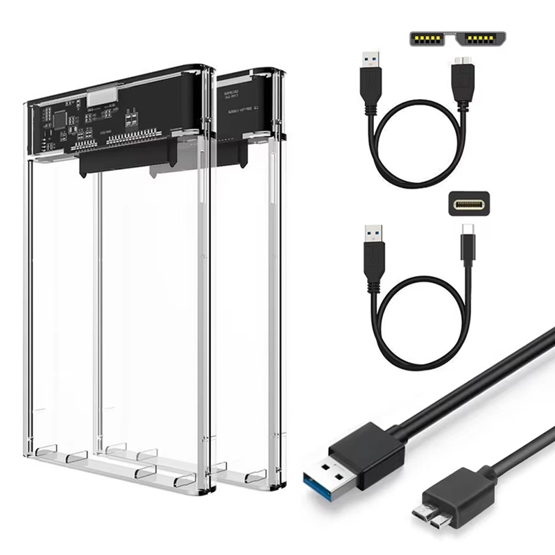 SATA to Type C Transparent 2.5 - Laptop External Accessories review and price