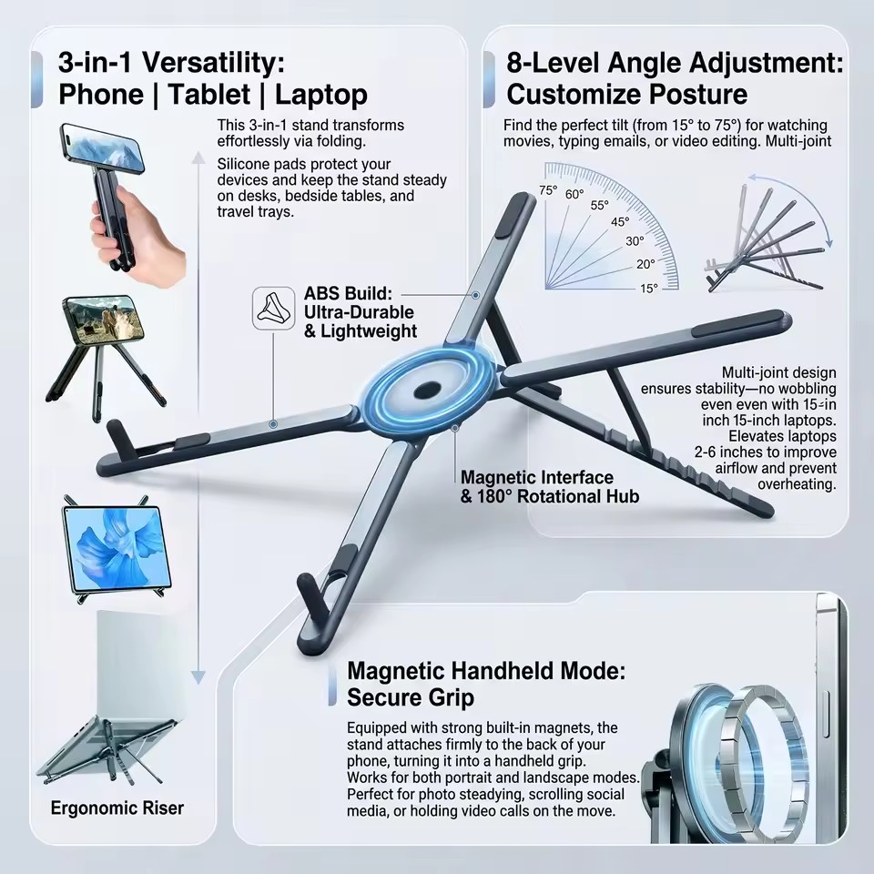 Portable Magnetic Phone Holder - Laptop Extra Accessories review and price