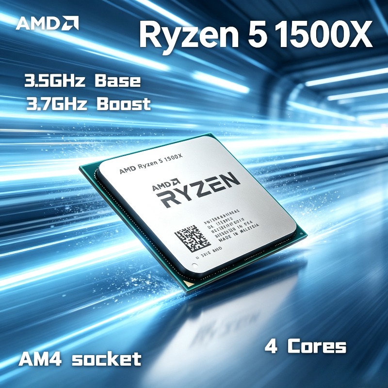 CPU Processor 4 cores 8 thread - Amd Cpu Ryzen 5 review and price