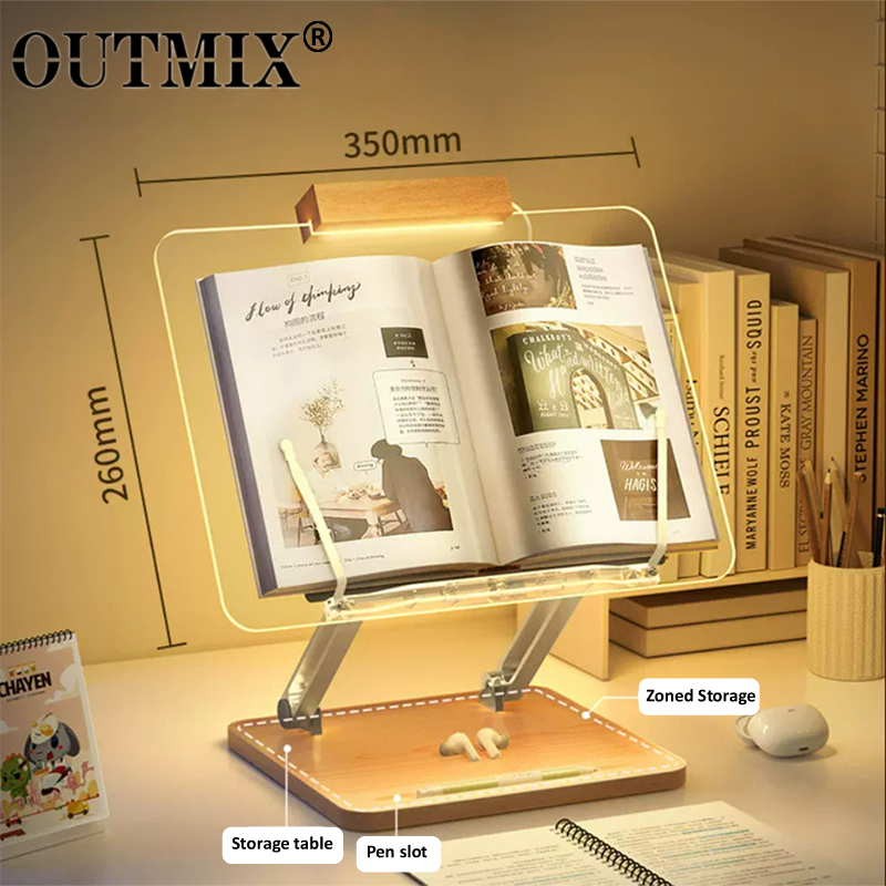 Wooden Reading Stand with Ligh - Laptop Extra Accessories review and price