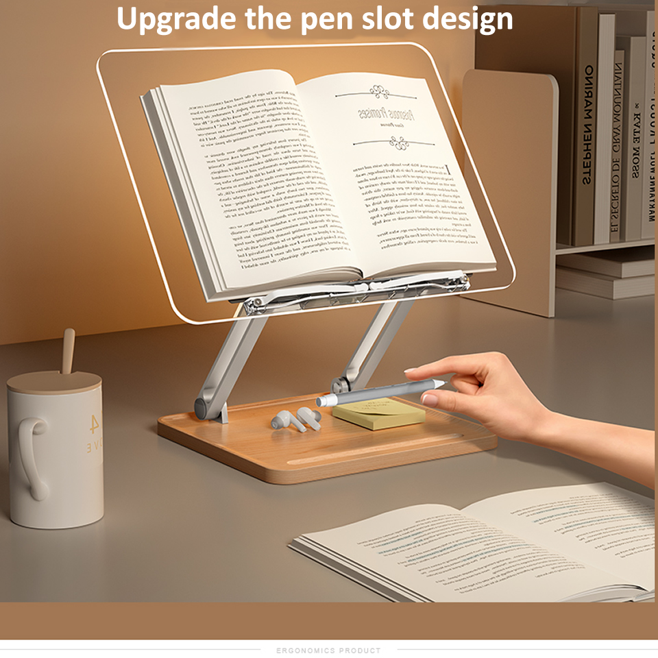 Wooden Reading Stand with Ligh - Laptop Extra Accessories review and price