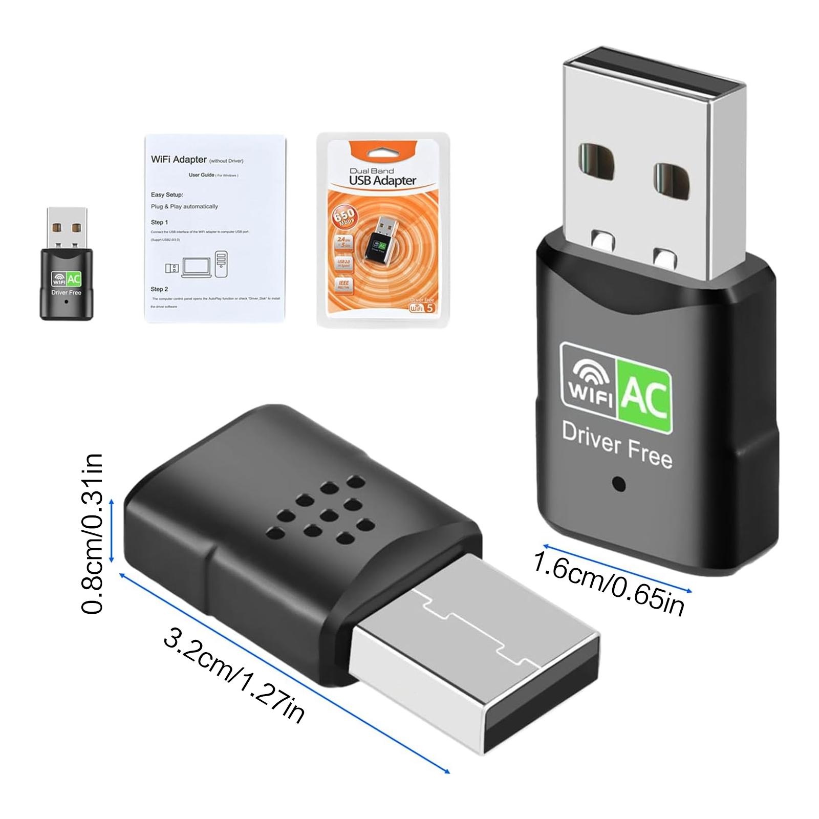 AC600 USB WiFi Adapter, Dual B - Laptop Ergonomic Accessories review and price